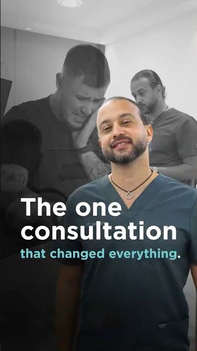 Dr. Ahmed Sarhan at the clinic in Barsha Heights